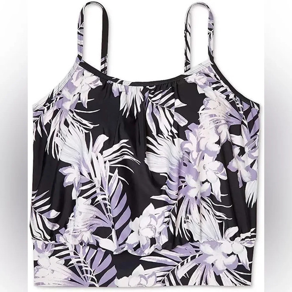 KONA SOL Blouson Tankini Top‎ - Picture 3 of 7